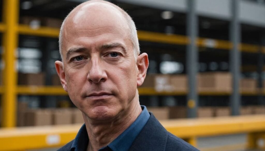 Jeff Bezos deep in thought