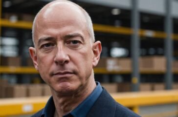 Jeff Bezos deep in thought